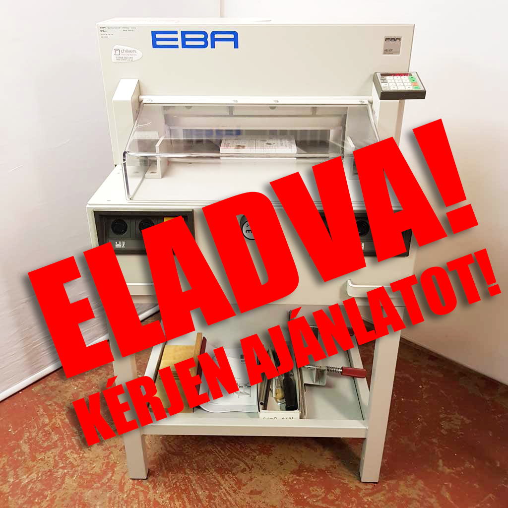 EBA 485 EP kötegvágógép
